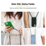 Artwizz HangOn Case Silicone für iPhone 14, Hellblau, Wähle Deine Lieblingshandykette aus fünf verschiedenen Farben aus