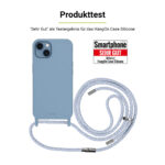 Artwizz HangOn Case Silicone für iPhone 14, Hellblau, Produkttest des Smartphone Magazins mit Sehr Gut