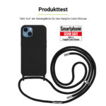 Artwizz HangOn Case Silicone für iPhone 14 Pro, Schwarz, Produkttest des Smartphone Magazins mit Sehr Gut