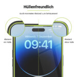 SecondDisplay - iPhone 14 Pro Max (2er Pack) - Hüllenfreundlich